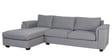 Andres Fabric RHS Sectional Sofa (3 + Lounger) in Ash Grey Colour