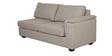 Andres Fabric RHS Sectional Sofa (3 + Lounger) in Beige Colour