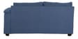 Andres Fabric RHS Sectional Sofa (3 + Lounger) in Denim Blue Colour