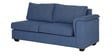 Andres Fabric RHS Sectional Sofa (3 + Lounger) in Denim Blue Colour