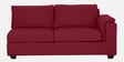 Andres Fabric RHS Sectional Sofa (3 + Lounger) in Garnet Red Colour