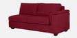 Andres Fabric RHS Sectional Sofa (3 + Lounger) in Garnet Red Colour