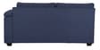 Andres Fabric RHS Sectional Sofa (3 + Lounger) in Navy Blue Colour