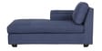 Andres Fabric RHS Sectional Sofa (3 + Lounger) in Navy Blue Colour