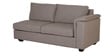 Andres Fabric RHS Sectional Sofa (3 + Lounger) in Sandy Brown Colour
