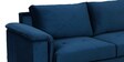 Andres Velvet 3 Seater Sofa In Opal Blue Colour