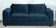 Andres Velvet 3 Seater Sofa In Opal Blue Colour