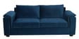 Andres Velvet 3 Seater Sofa In Opal Blue Colour