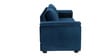 Andres Velvet 3 Seater Sofa In Opal Blue Colour