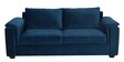 Andres Velvet 3 Seater Sofa In Opal Blue Colour
