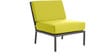 Andrew Five Seater L Shape Sofa in Green Colour