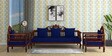 Anglo Sofa Set (3+1+1) in Honey Oak Finish
