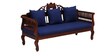 Anglo Sofa Set (3+1+1) in Honey Oak Finish