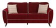 Anniston Fabric 3 Seater Sofa In Rust Red Colour