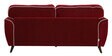 Anniston Fabric 3 Seater Sofa In Rust Red Colour