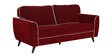 Anniston Fabric 3 Seater Sofa In Rust Red Colour