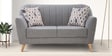 Antalya Fabric 2 Seater Sofa in Grey Colour