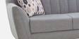 Antalya Fabric 3 Seater Sofa in Grey Colour