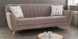 Antalya Fabric 3 Seater Sofa in Light Brown Colour
