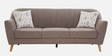 Antalya Fabric 3 Seater Sofa in Light Brown Colour