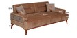 Antalya 3 Seater Sofa in Brown Colour