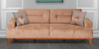 Antalya 3 Seater Sofa in Brown Colour