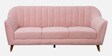 Antalya Velvet 3 Seater Sofa in Plush Pink Colour
