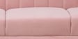 Antalya Velvet 3 Seater Sofa in Plush Pink Colour