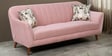 Antalya Velvet 3 Seater Sofa in Plush Pink Colour