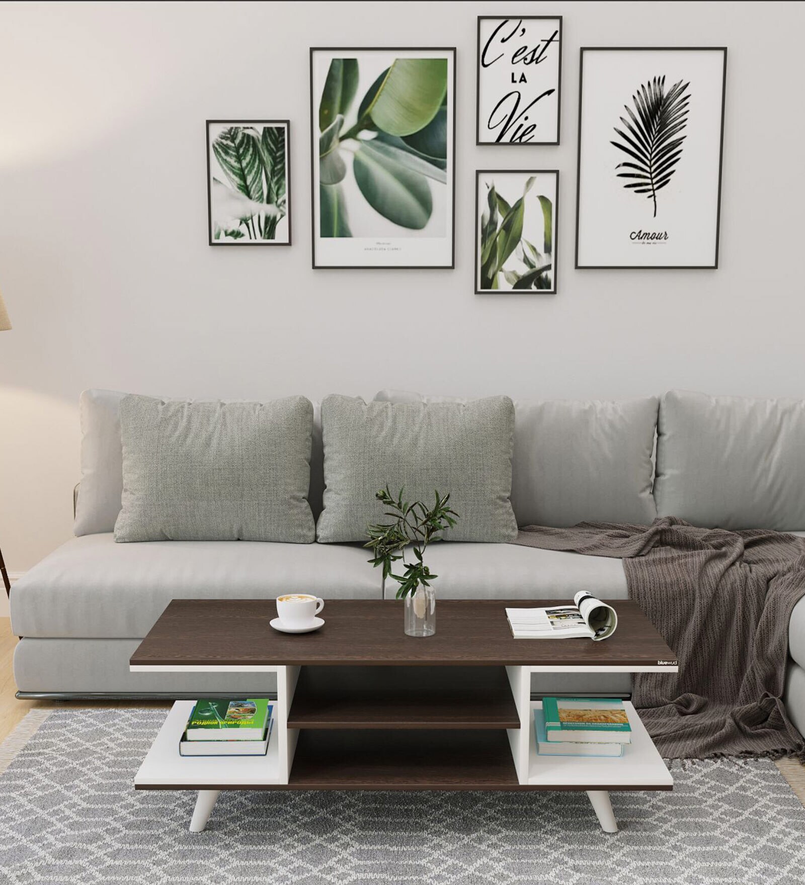 Anatdol Coffee Table in Wenge Finish