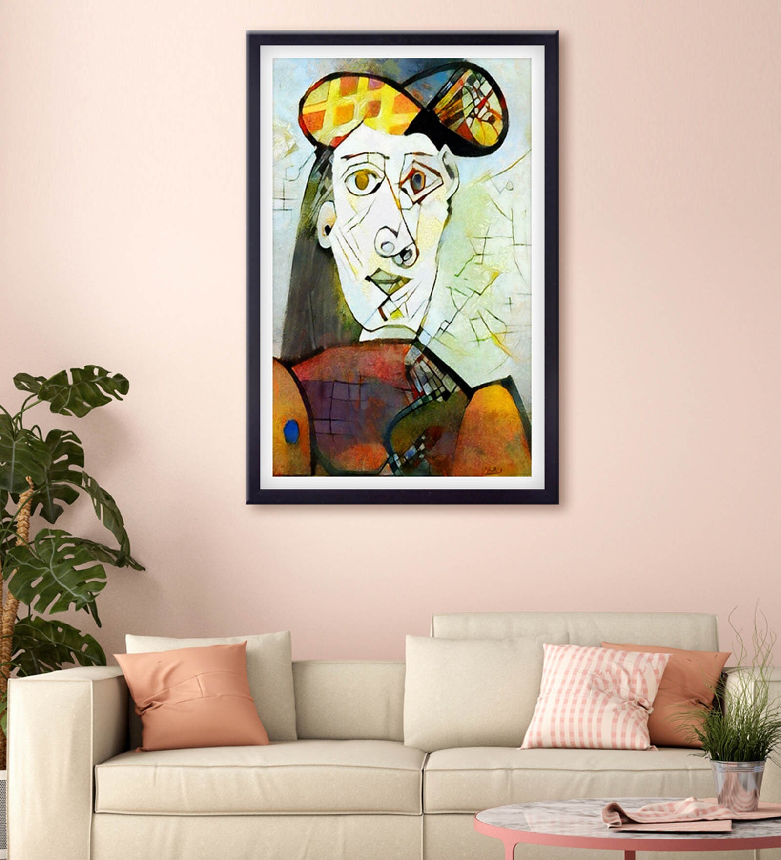 Ancient Portrait Printed Canvas Art Print