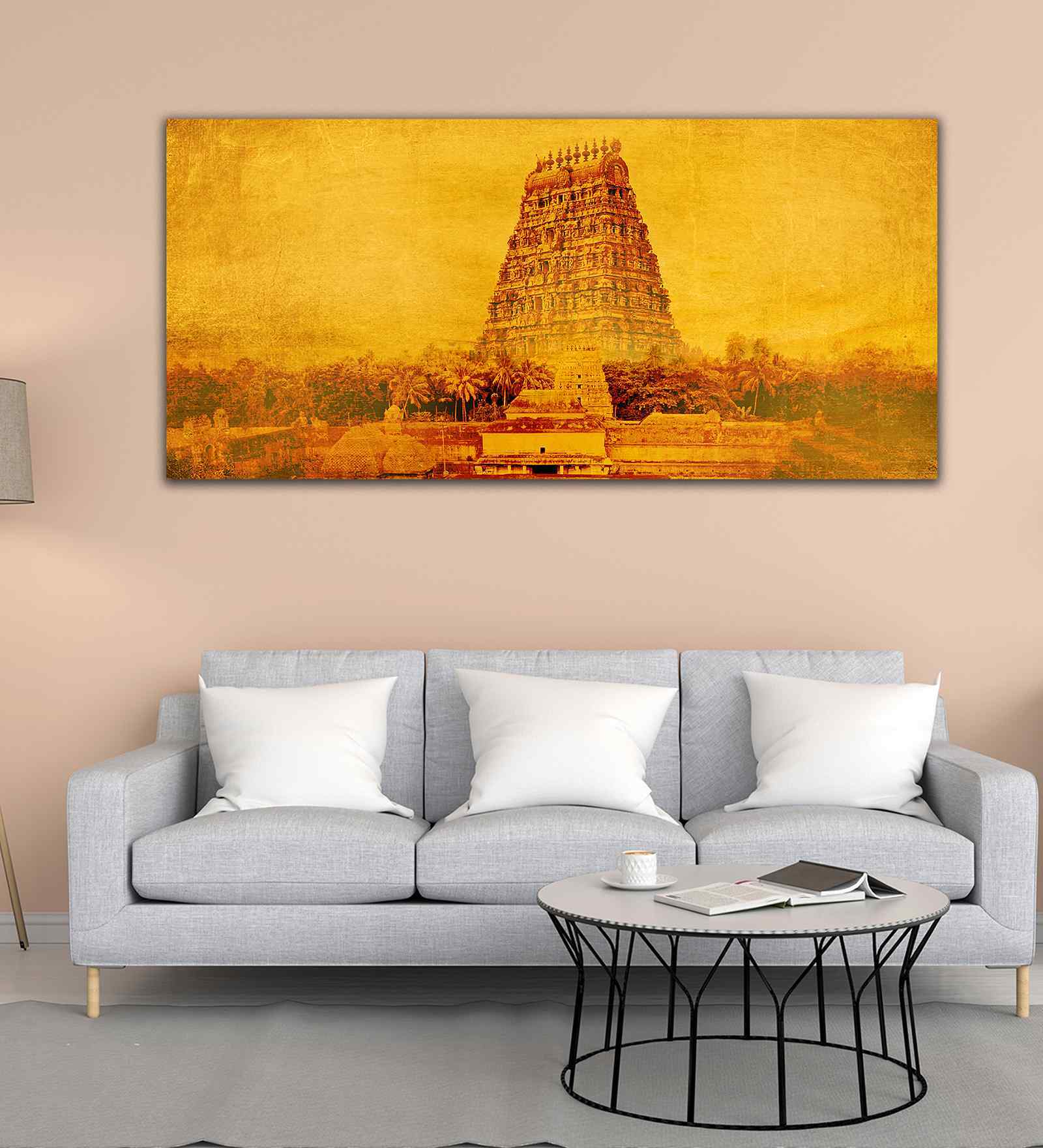 Ancient Temple Of Tamilnadu Canvas Wall Painting