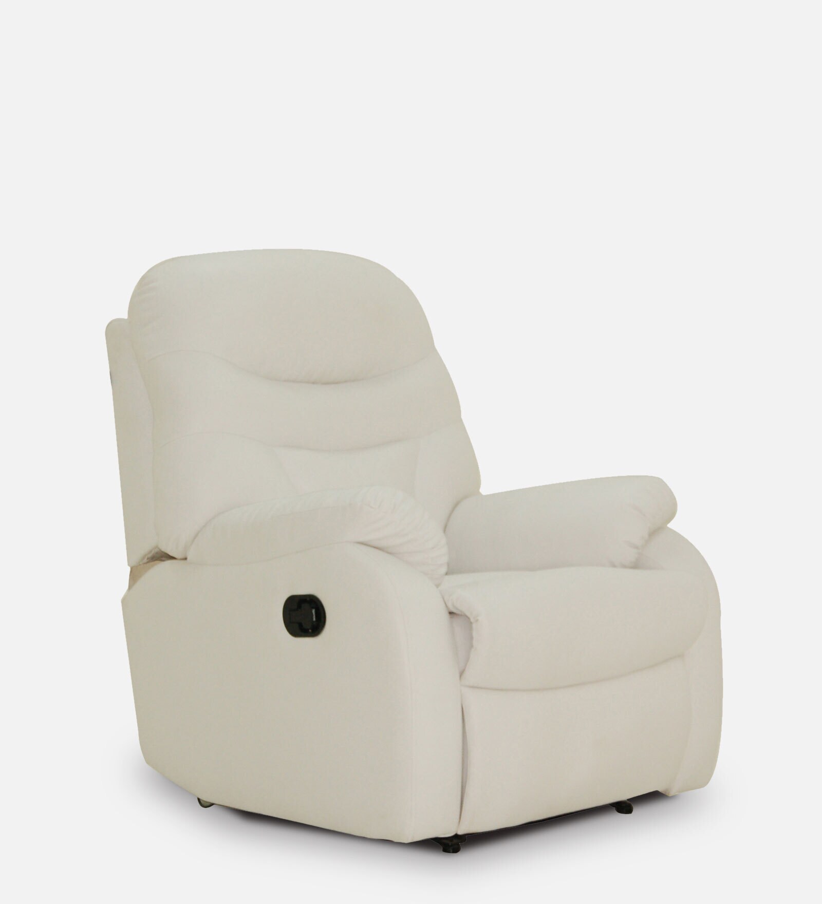 Ancona 1 Seater Manual Recliner Chair in White Colour