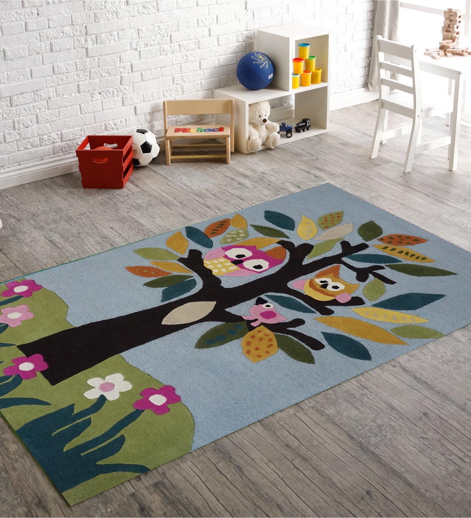 Multicolour AngryBird 6 X 4 Feet Woolen Carpet