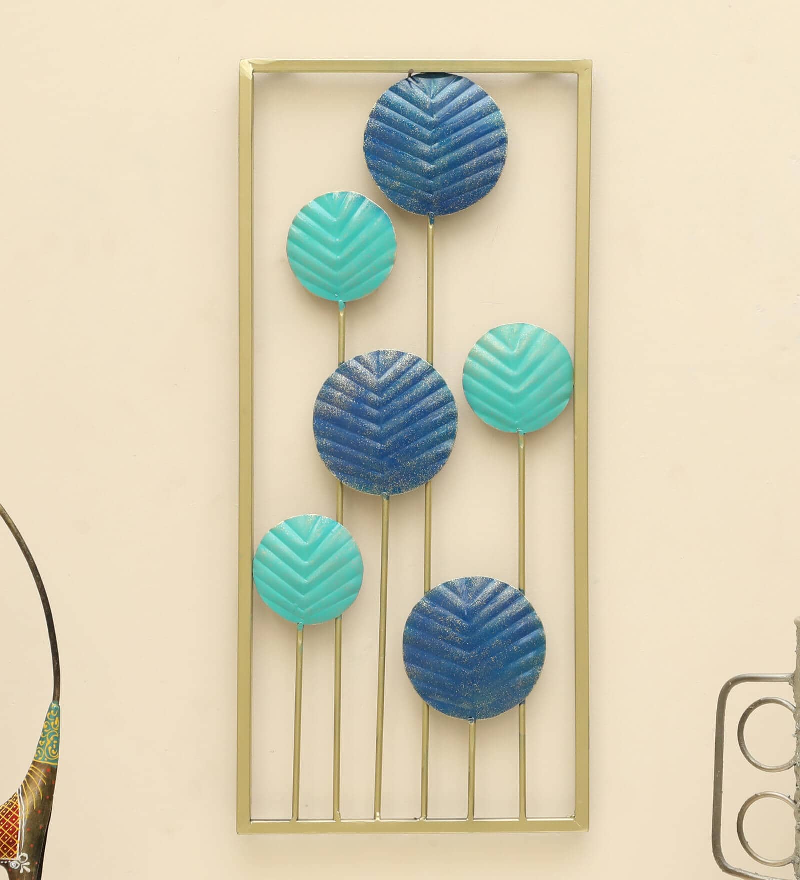 Aniket Rectangular Flower Wall Hanging