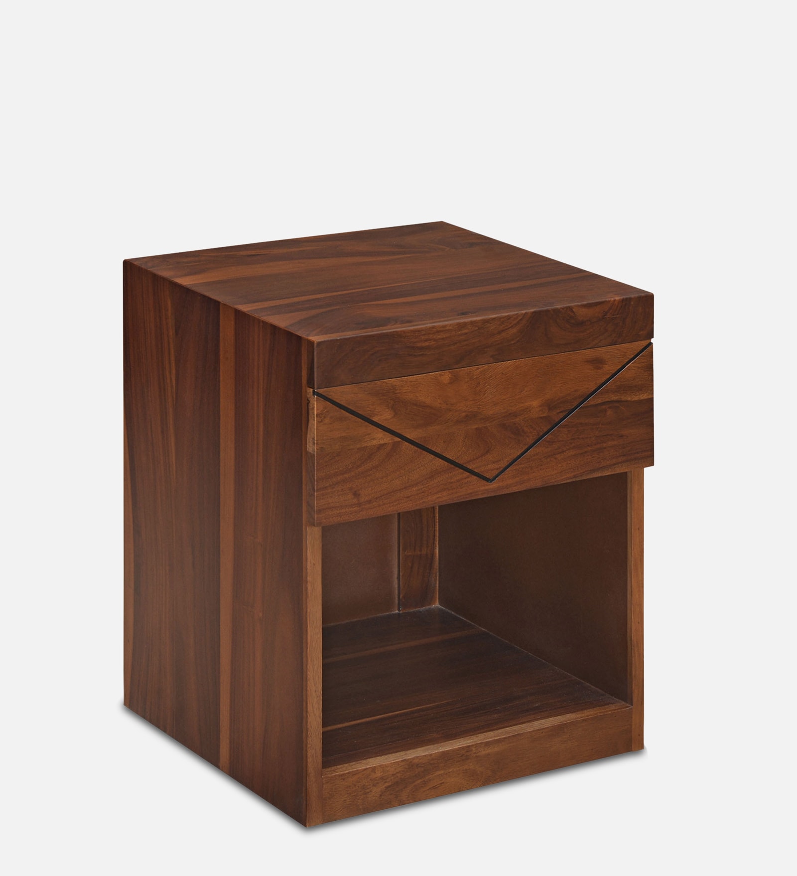 Ankara Bedside Table in Walnut Finish