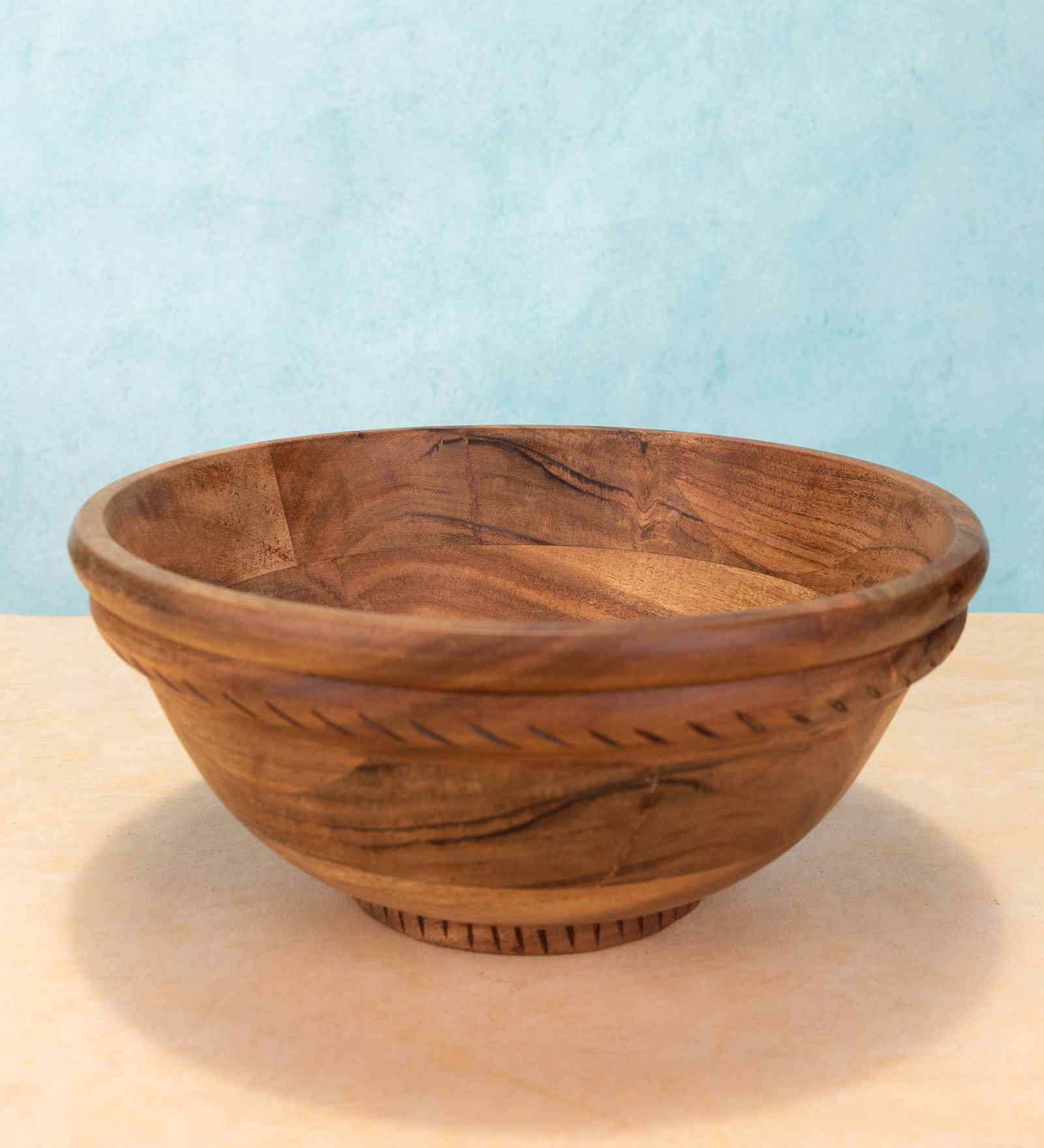 Annapurna Acacia Wood Multipurpose Bowl (Medium)