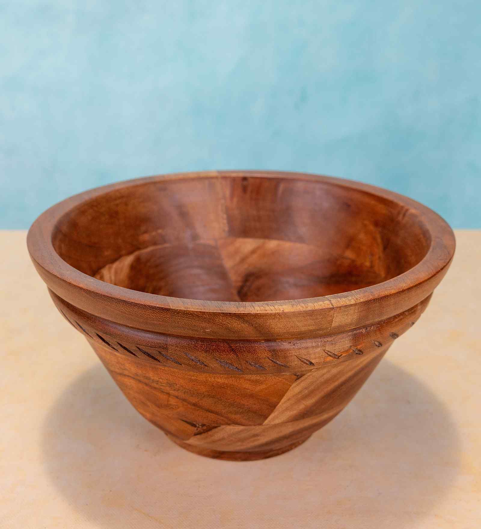 Annapurna Acacia Wood Multipurpose Bowl (Small)