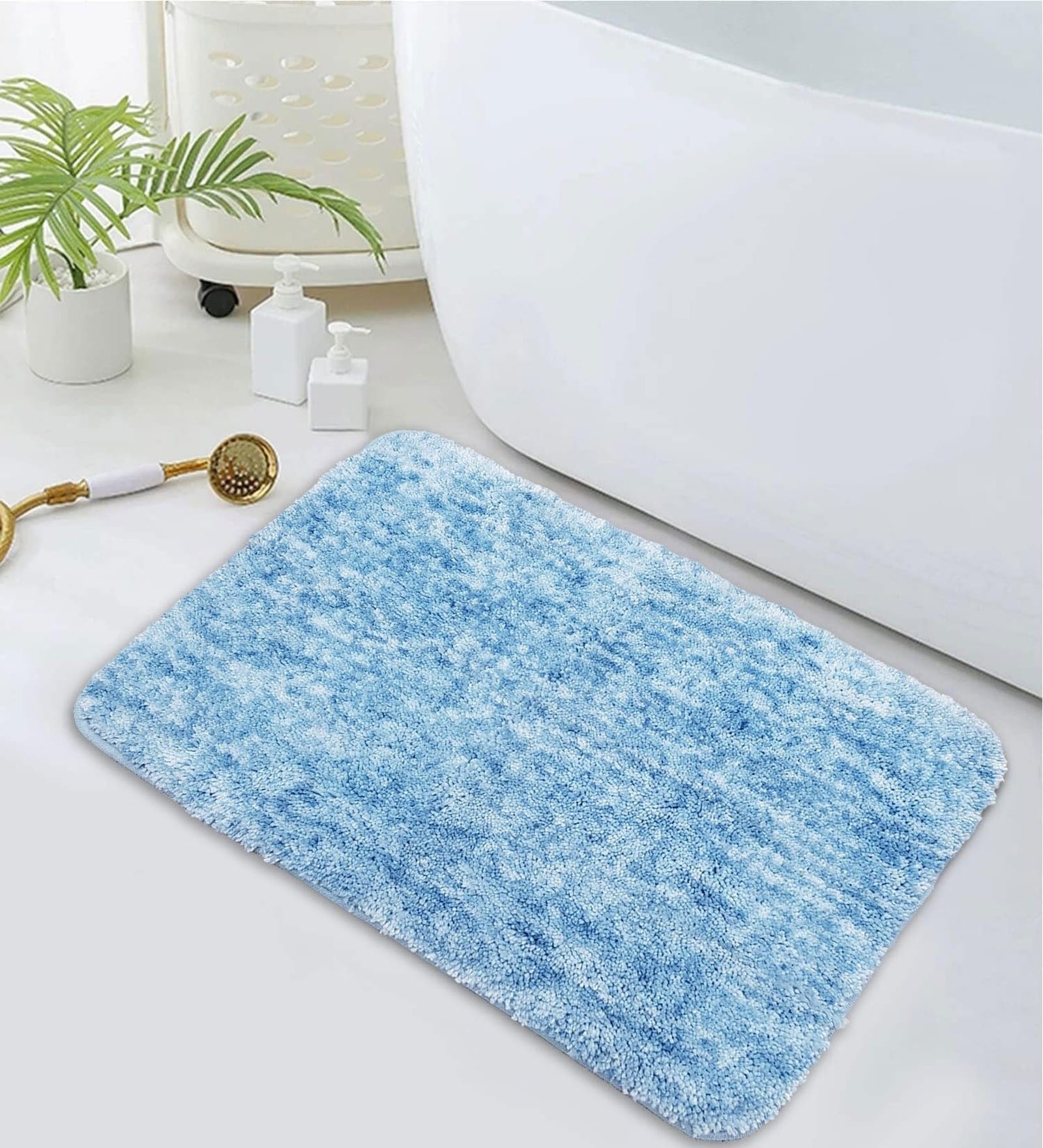 Anti Gold Microfiber 23x35 Inches Super Soft Bath Mat