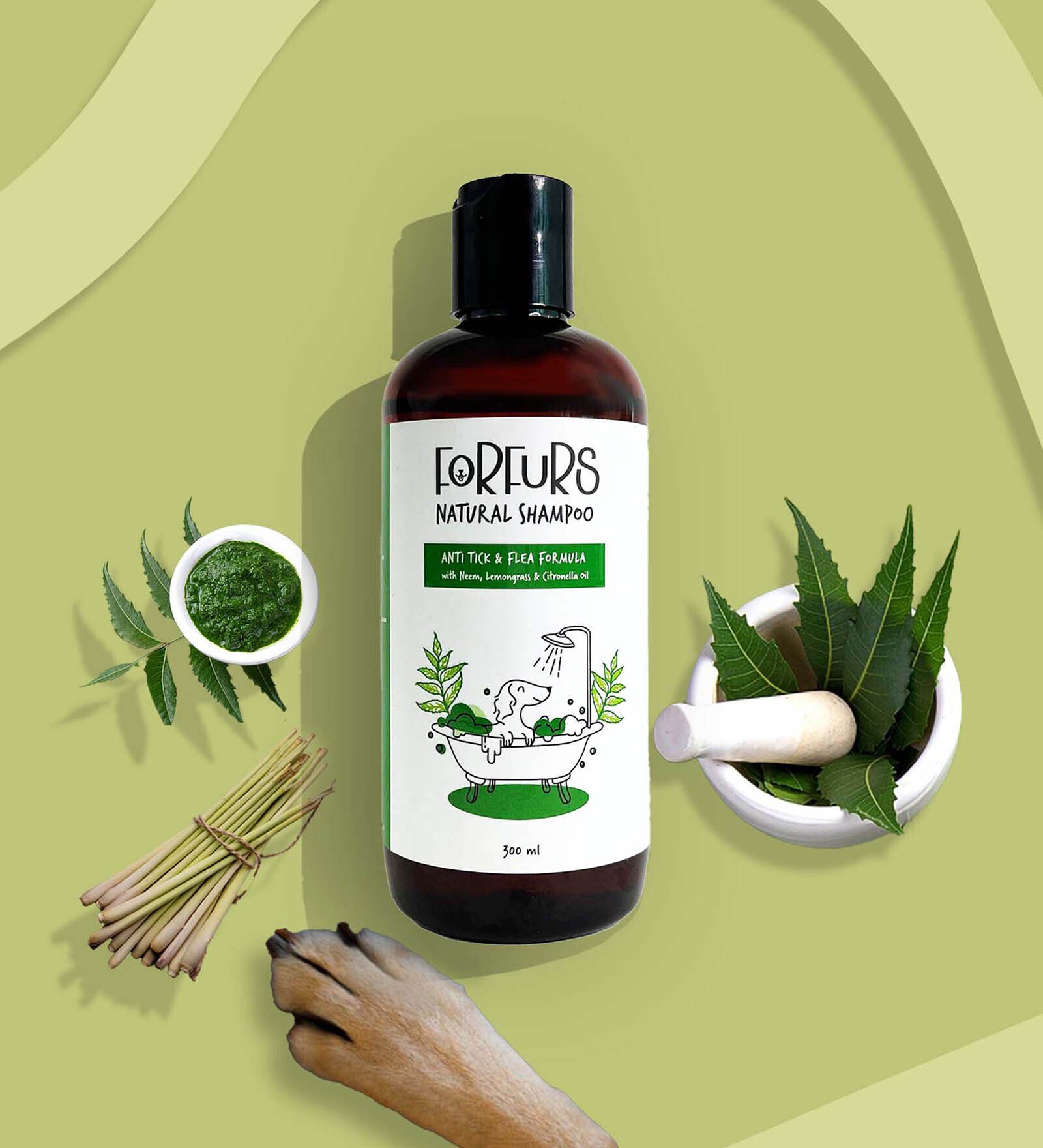 Anti Tick & Flea 300ml Pet Shampoo