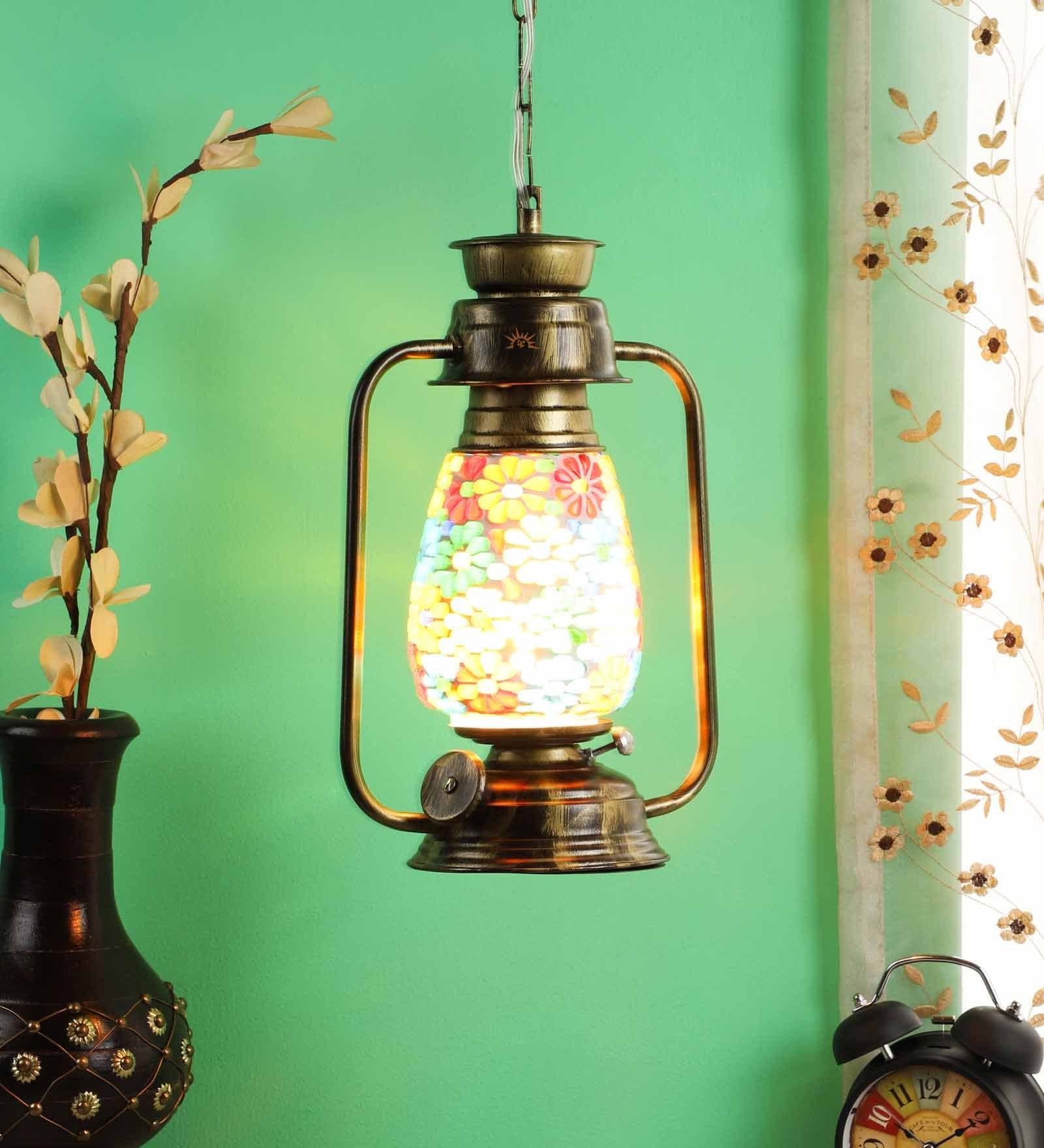 Travis Antic Multicolour Glass Hanging Light