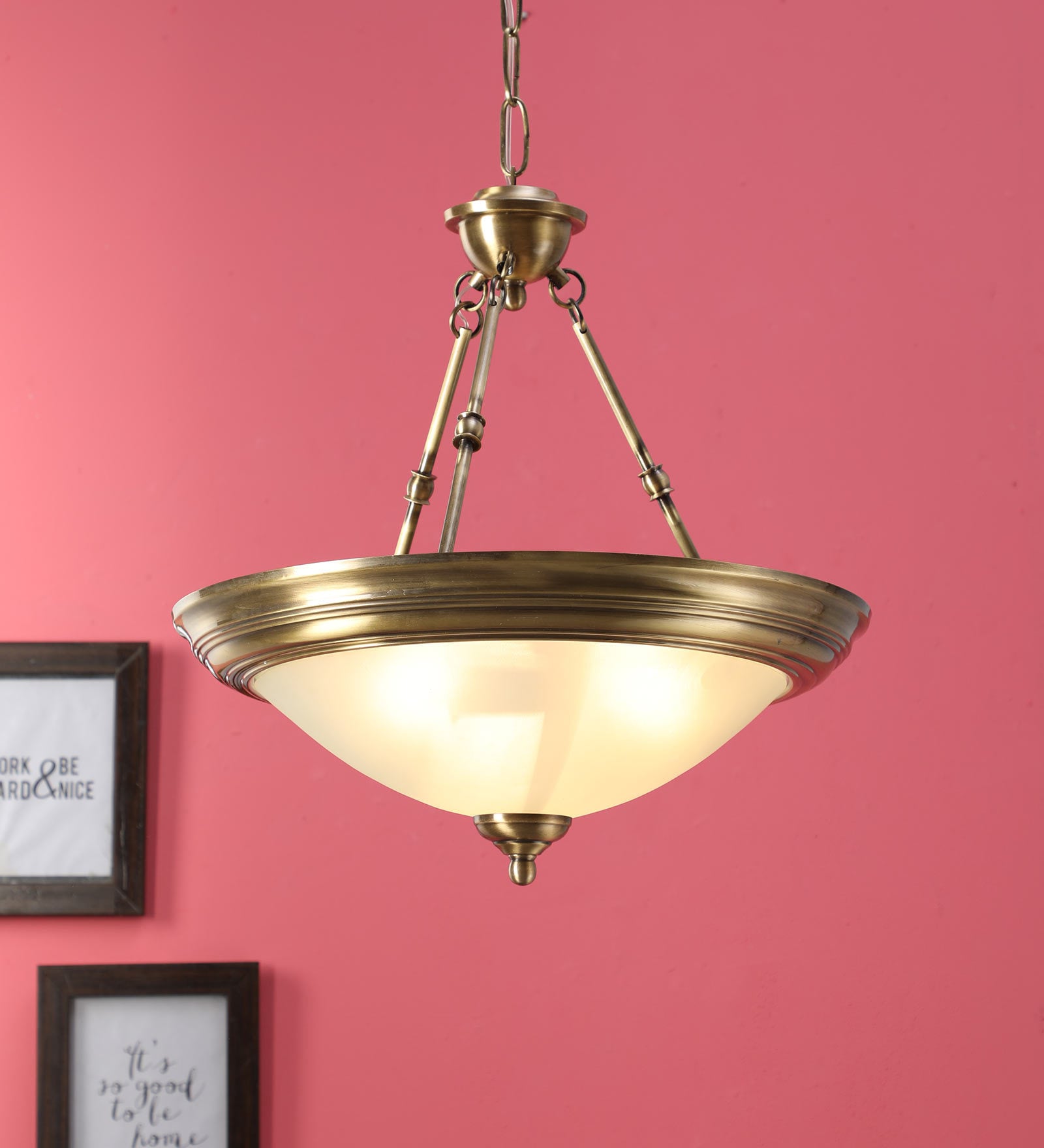 Antique Brass Brass Chandelier