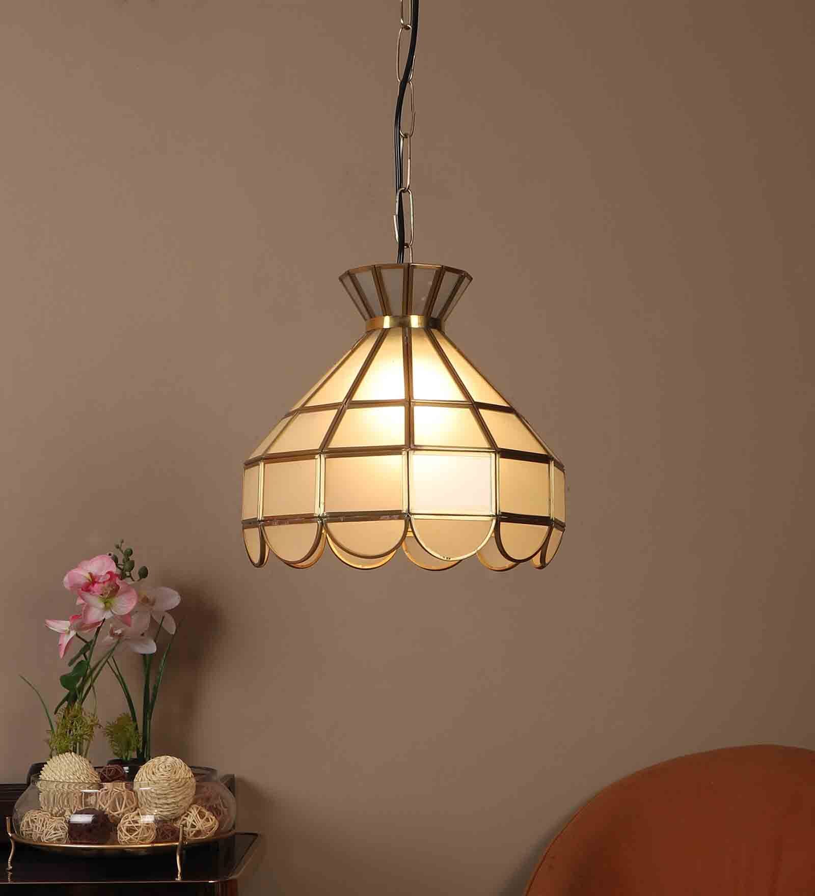 Estelle Brass Brass Hanging Light