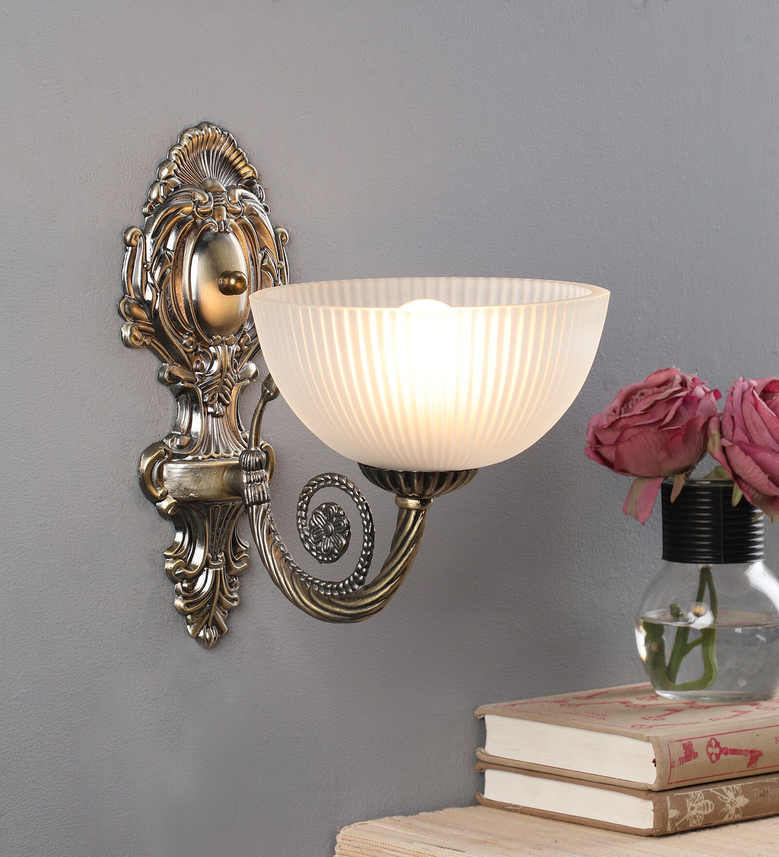 Buy Yellow Metal Wall Lights by LeArc Designer Lighting Online Candle