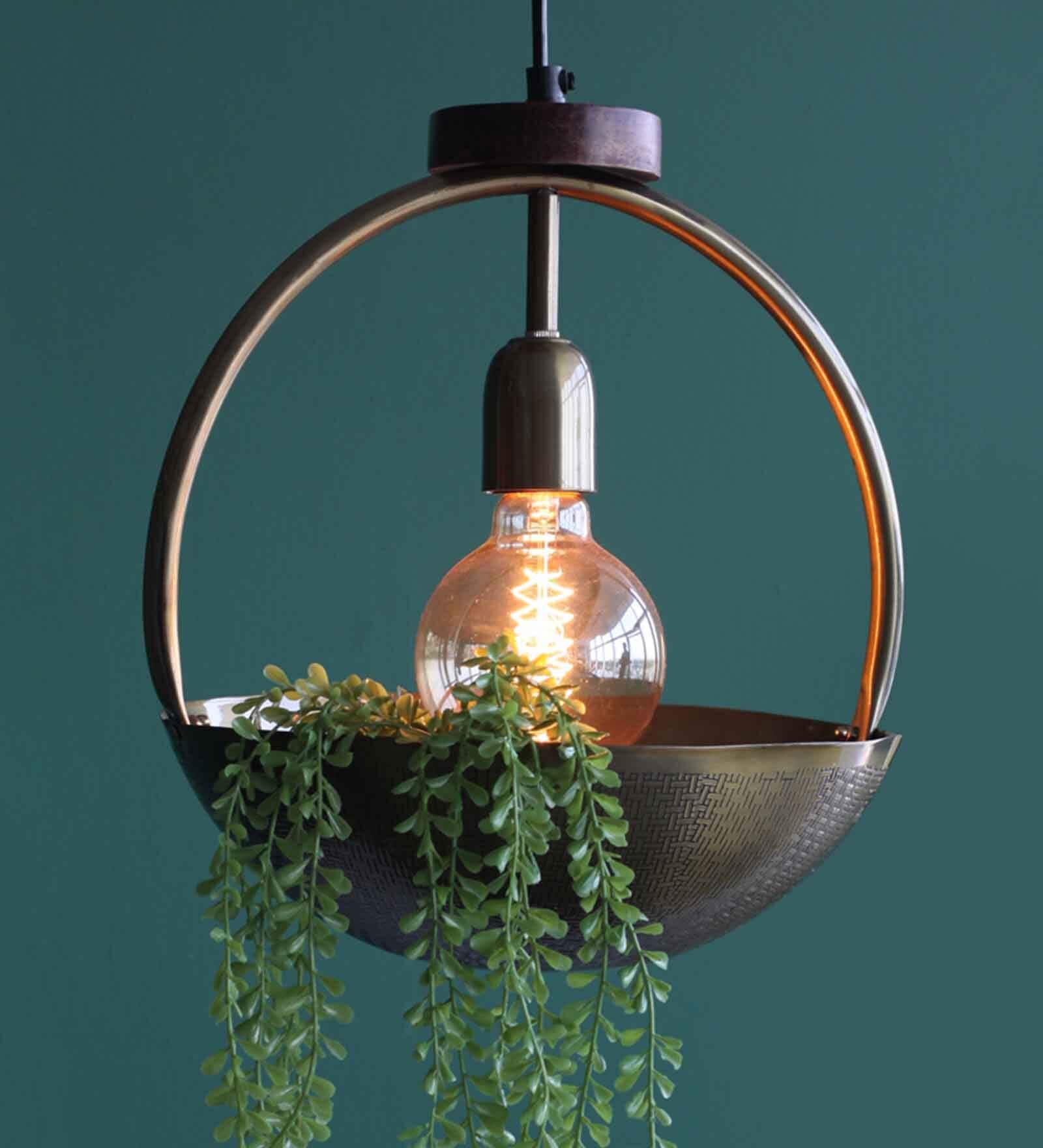 Gavin Antique Brass Iron Hanging Light