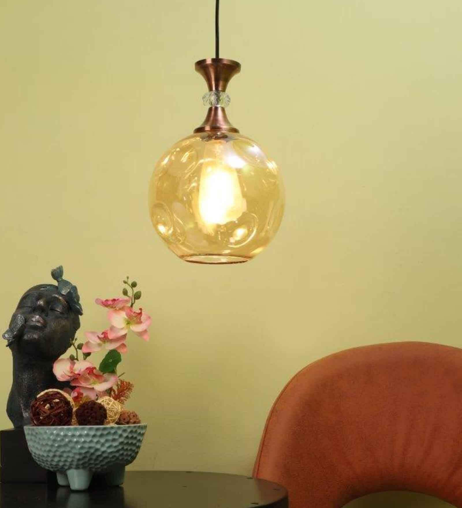 Troika Copper Iron Hanging Light