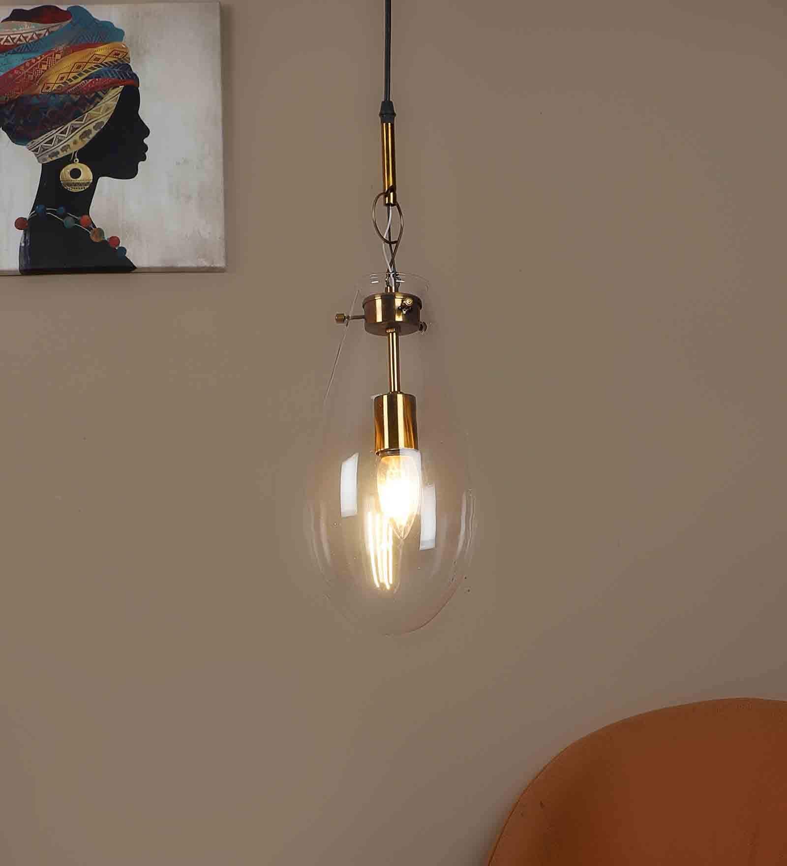 Alper Gold Iron Hanging Light