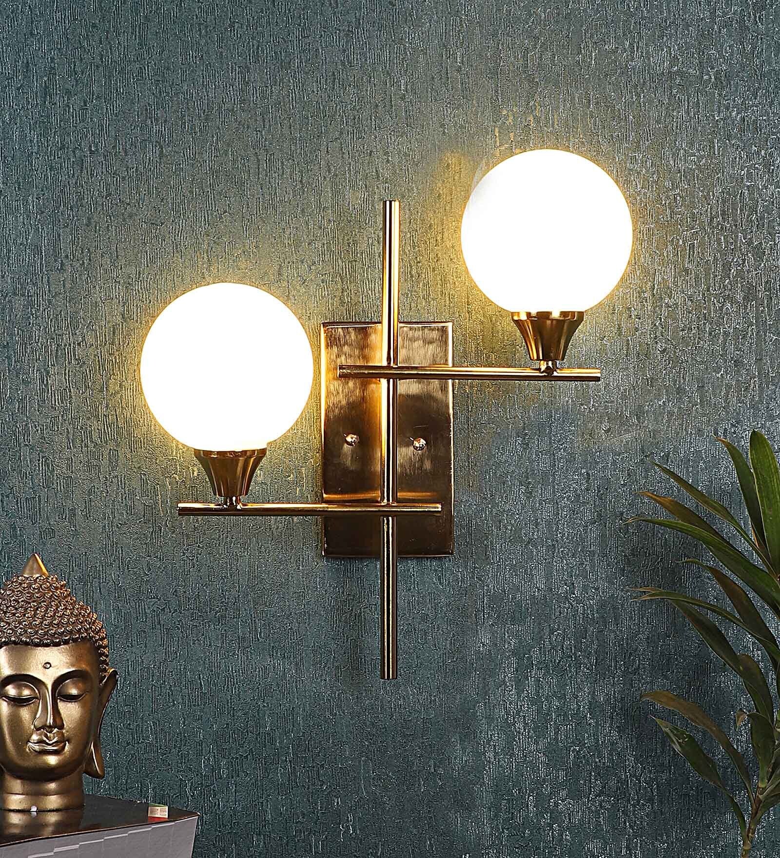 Antique Gold Iron Wall Light