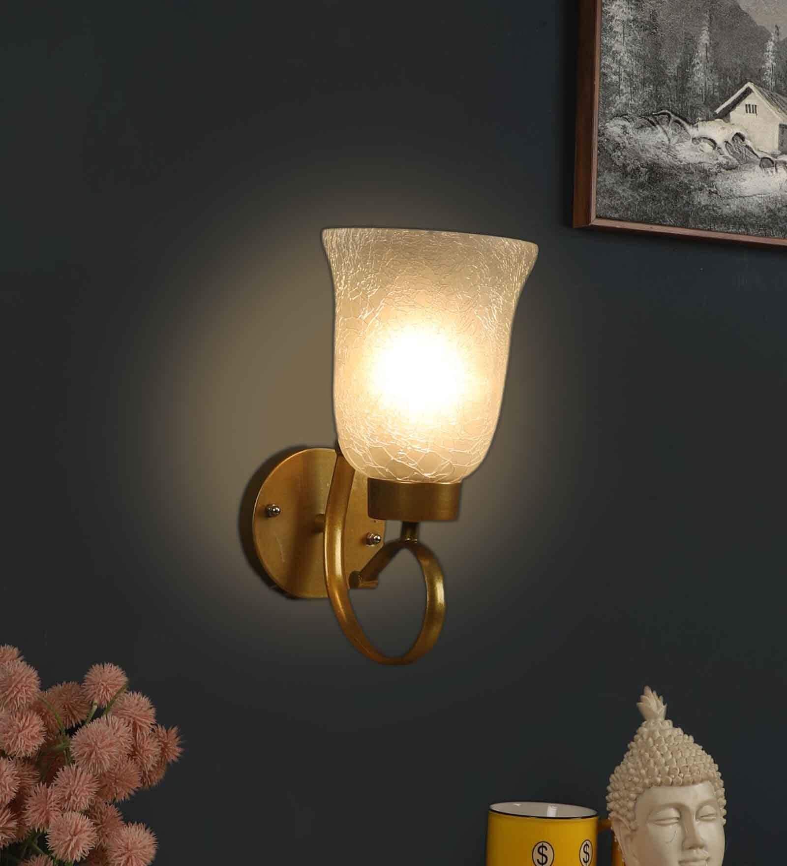 Antique Gold Iron Wall Lights