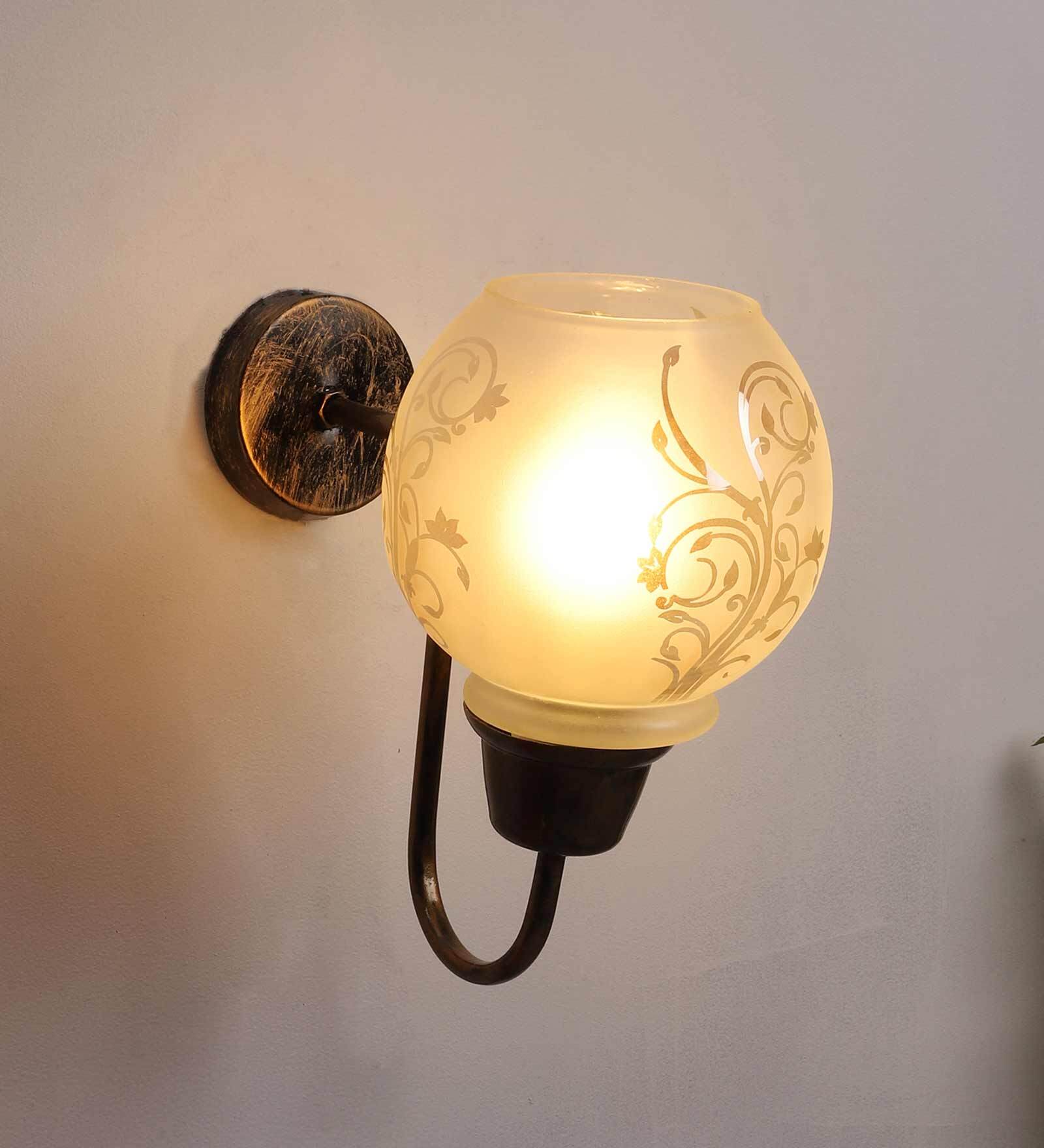 Ventus Antique Gold Metal Wall Sconces